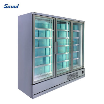 Commercial Fridge Plug in Glass Door Multideck Open Display Chiller Refrigerator